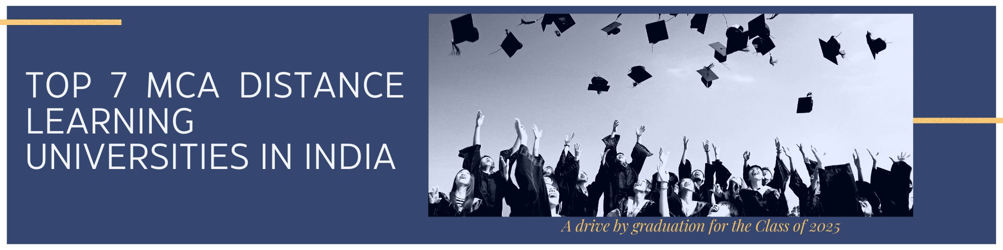 Top 7 MCA Distance Learning Universities in India